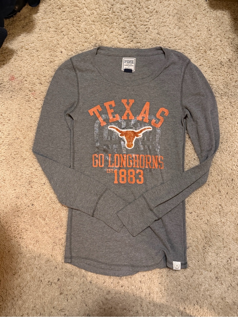 Nike Gray and Orange Texas Longhorns Sweatshirts and Tee - Picture 4 of 5